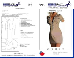 Vestido Safari - vista 1