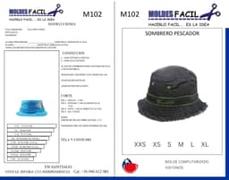 Sombrero pescador - vista 1