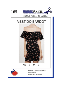 Vestido Bardot - vista 1