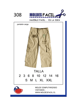 Pantalón cargo - vista 1