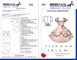 Vestido huasa competencia - vista 1