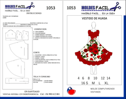 Vestido de huasa - vista 1