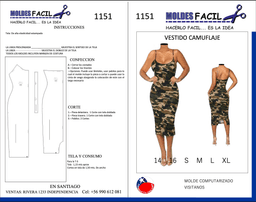 Vestido camuflaje - vista 1