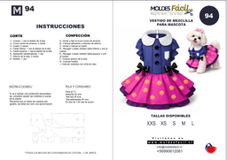 VESTIDO DE MEZCLILLA PARA MASCOTA - vista 1