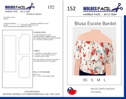 Blusa escote bardot - vista 1