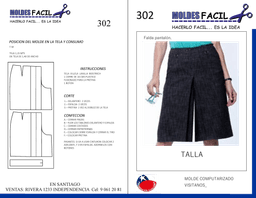 Falda short - vista 1