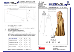 Vestido de fiesta busto escotado - vista 1