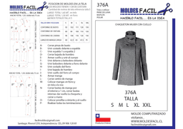 Chaquetón mujer con cuello - vista 1