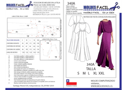 Vestido de fiesta con blusón holgado - vista 1